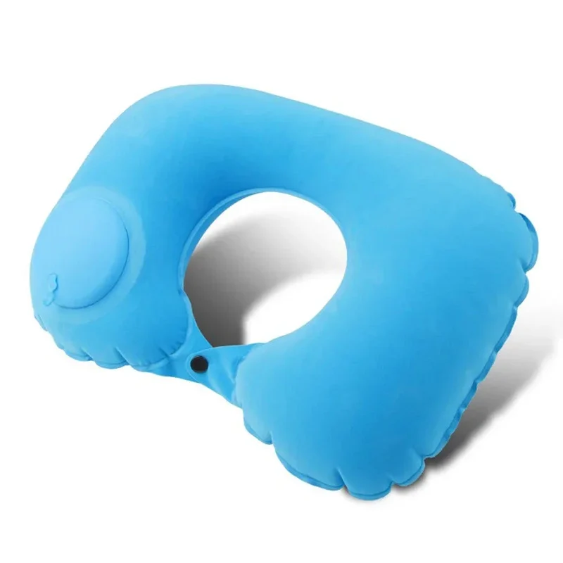 Coussin Avion Gonflable | Pompe Intégrée Pratique