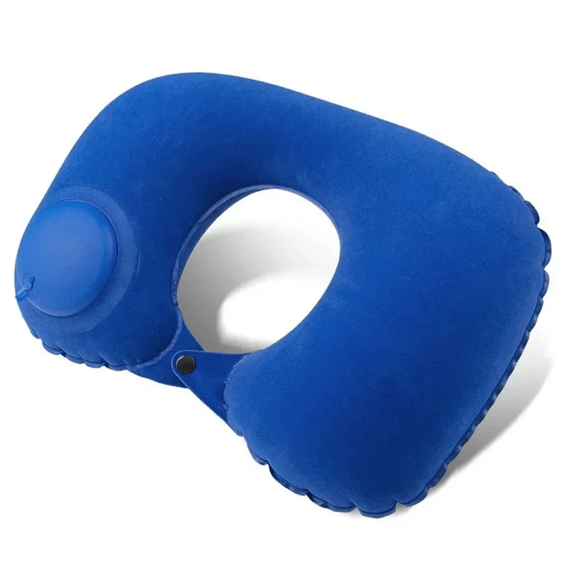 Coussin Avion Gonflable | Pompe Intégrée Pratique