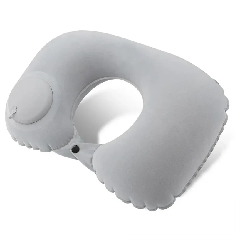 Coussin Avion Gonflable | Pompe Intégrée Pratique