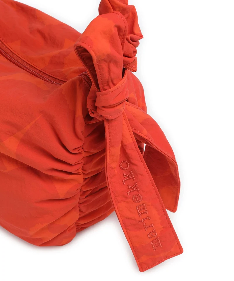 Marimekko Utu M Unikko Sac porté épaule red/dark orange