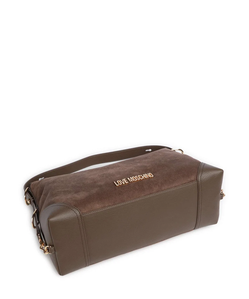 Love Moschino Signature Sac fourre-tout marrone