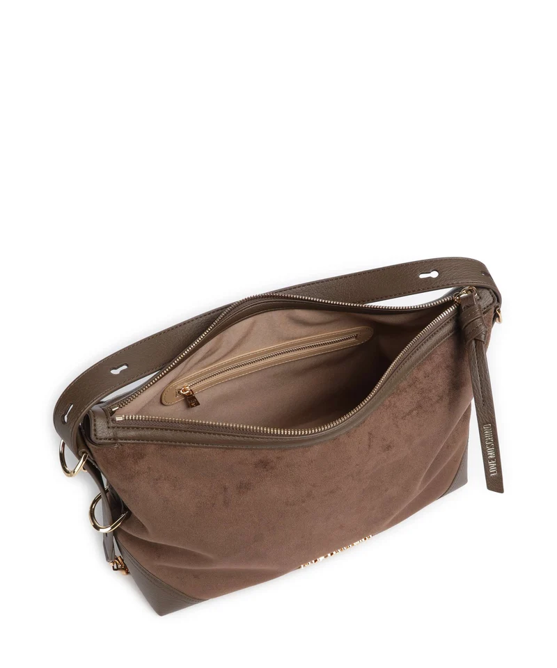 Love Moschino Signature Sac fourre-tout marrone