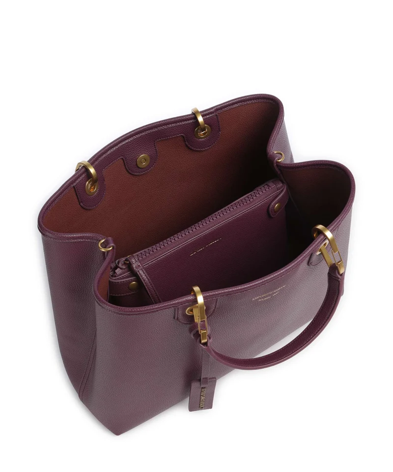 Emporio Armani My EA M Sac à main aubergine/foliage