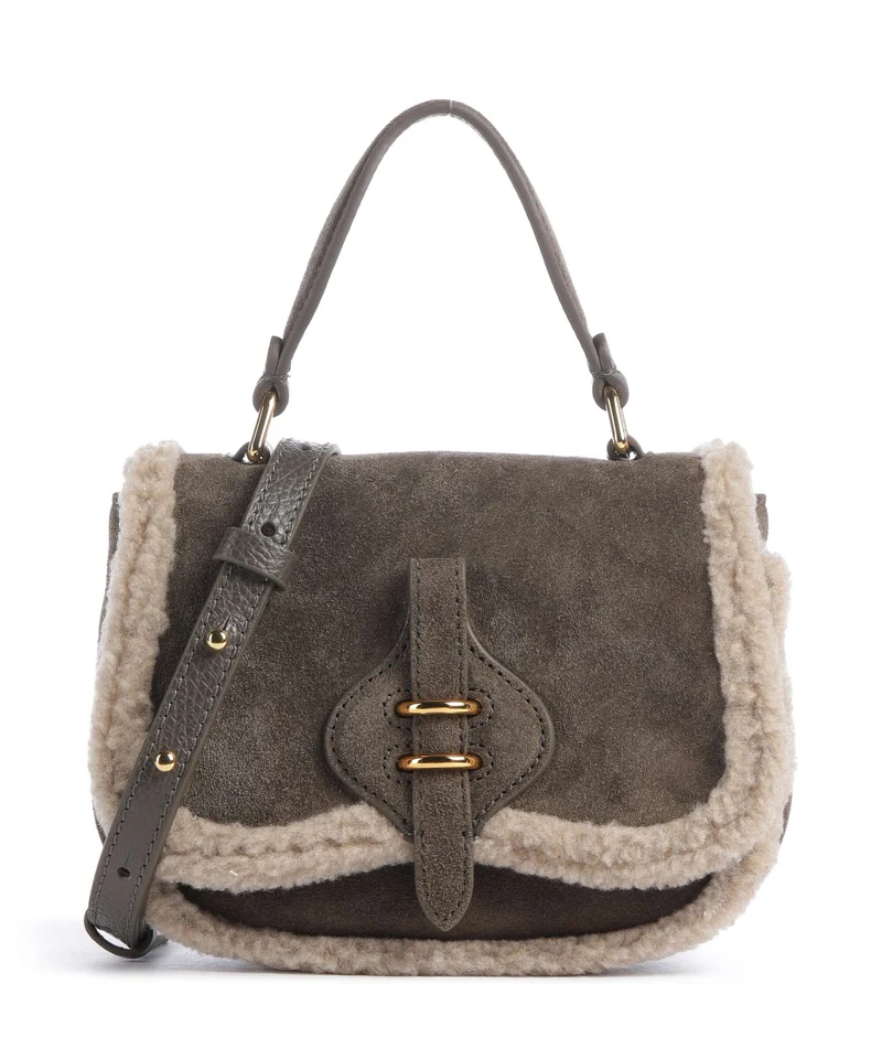 Coccinelle Mavery Suede Sac bandoulière fango/warm taupe