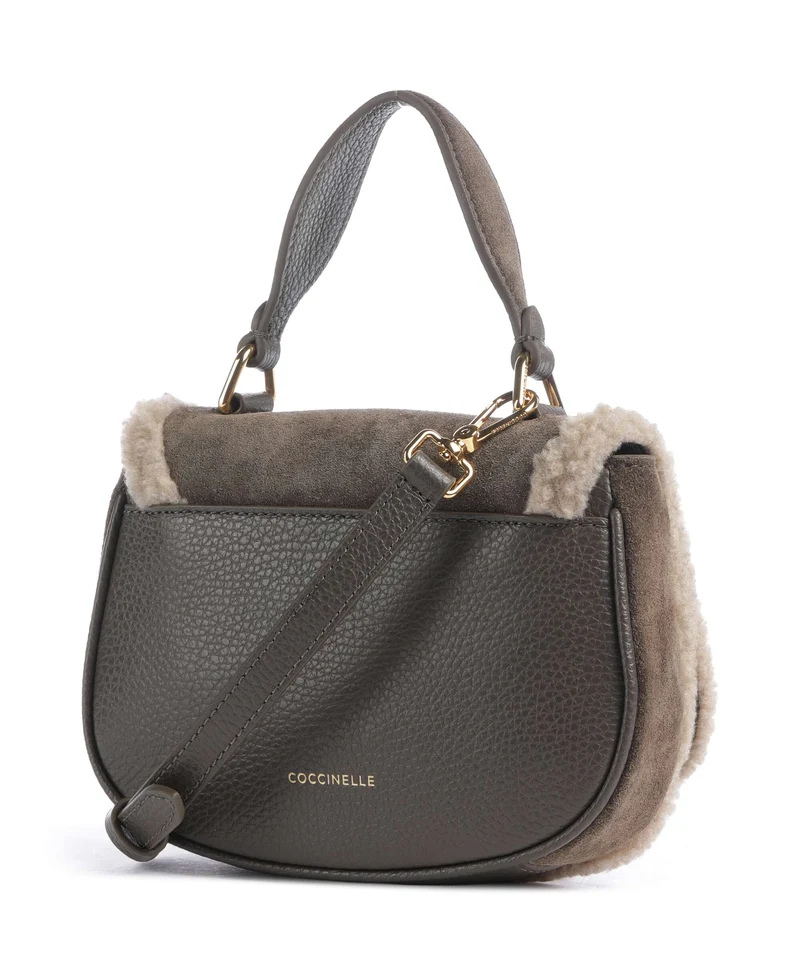 Coccinelle Mavery Suede Sac bandoulière fango/warm taupe