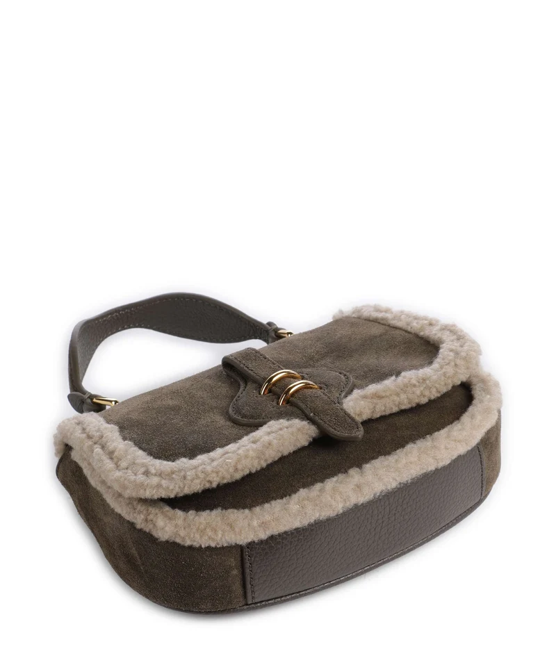 Coccinelle Mavery Suede Sac bandoulière fango/warm taupe