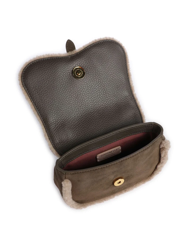 Coccinelle Mavery Suede Sac bandoulière fango/warm taupe