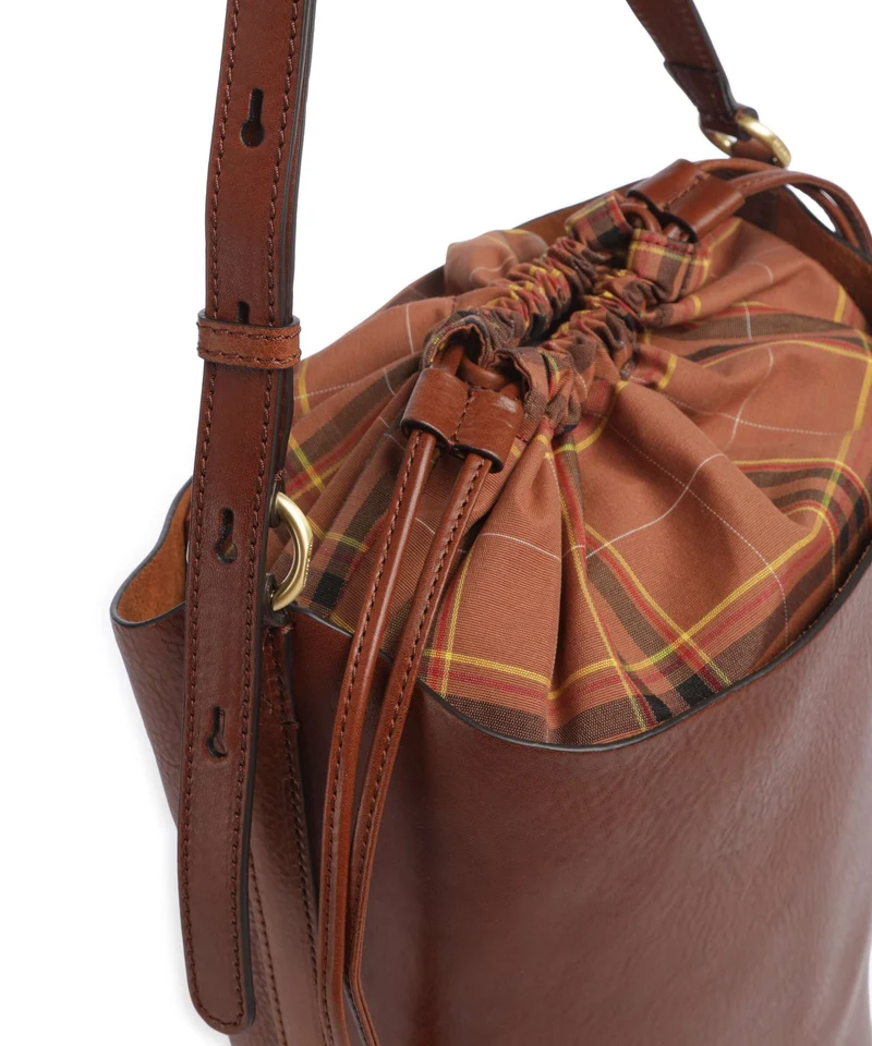 The Bridge Luce Soft Sac seau marrone