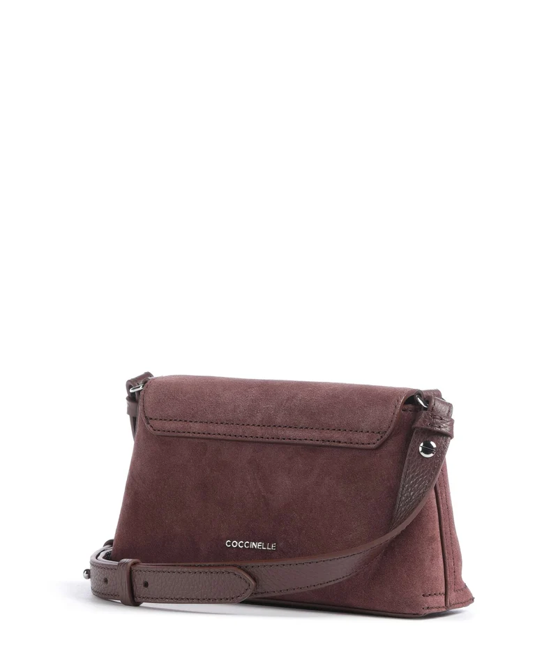 Coccinelle Nikla Suede Sac bandoulière berry