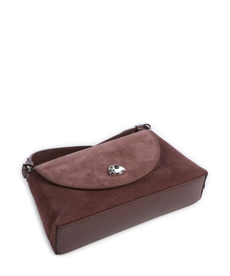 Coccinelle Nikla Suede Sac bandoulière berry