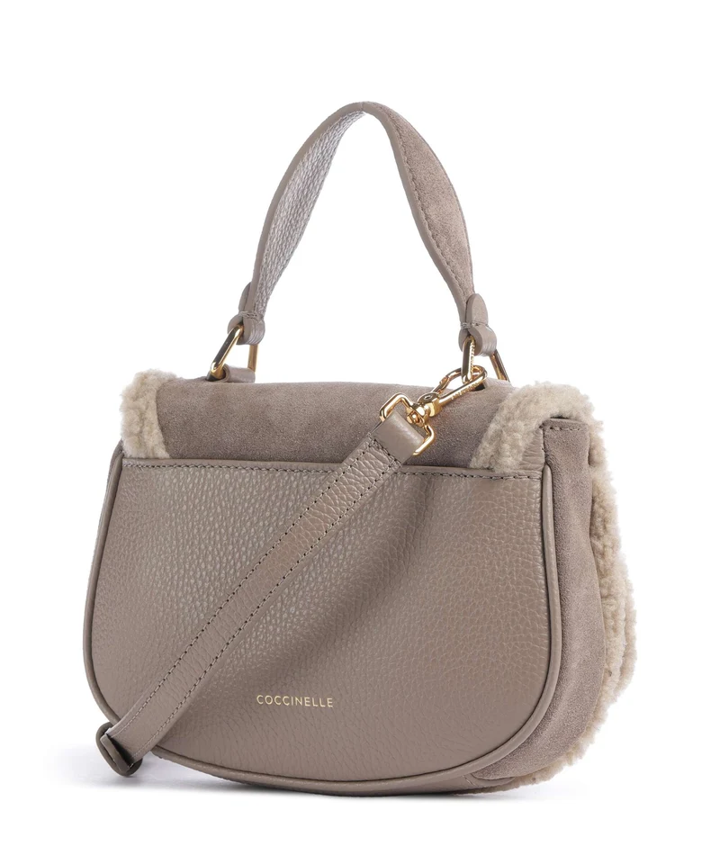 Coccinelle Mavery Suede Sac bandoulière warm taupe