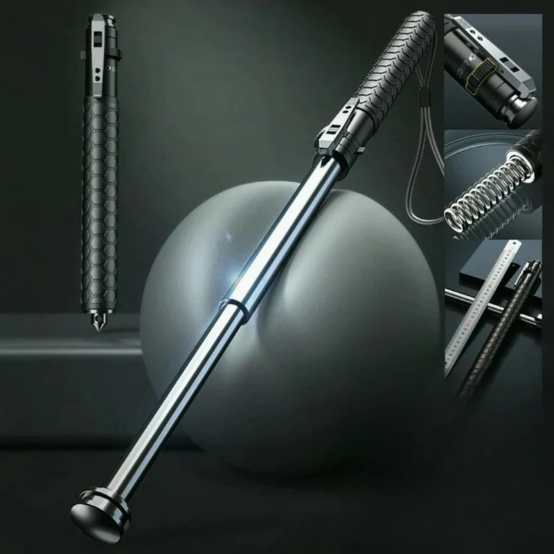Bâton de Randonnée Pliable Sécurité | Déploiement Rapide Alliage Robuste