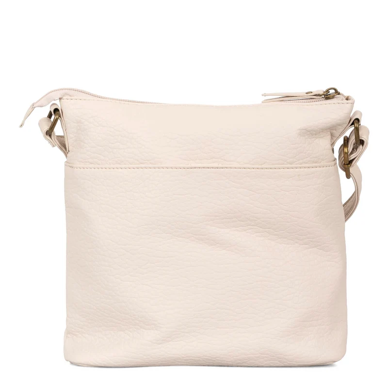 Pebbled N/S Crossbody Bag