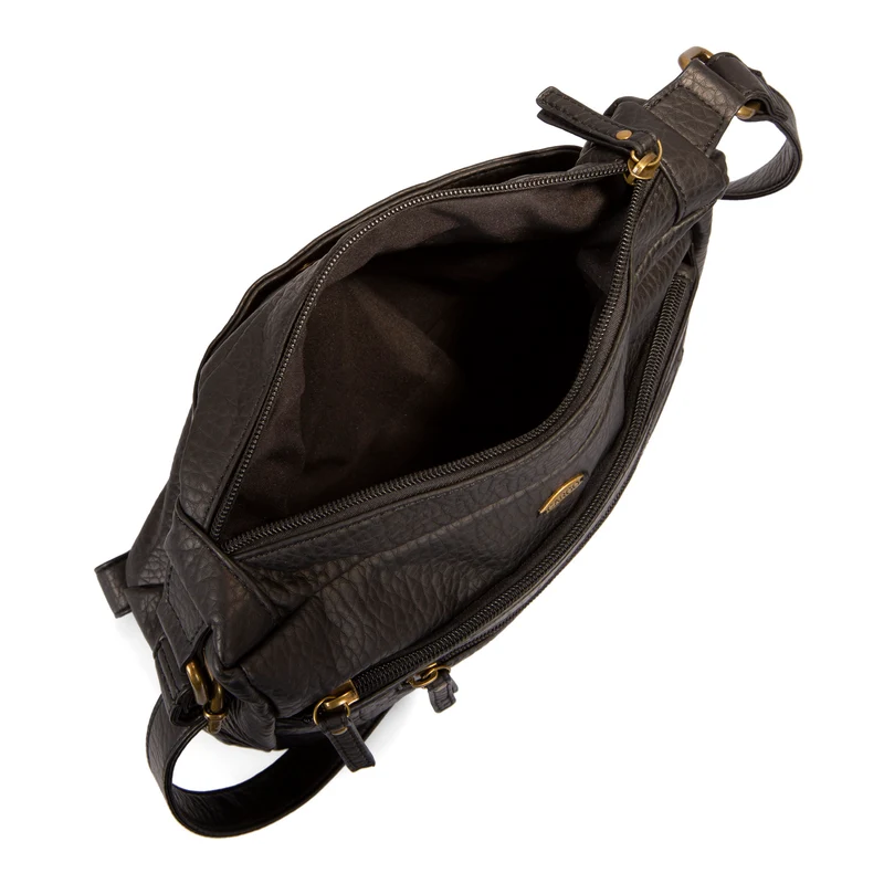 Pebbled E/W Crossbody Bag
