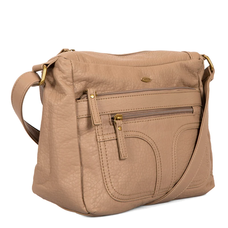 Pebbled E/W Crossbody Bag