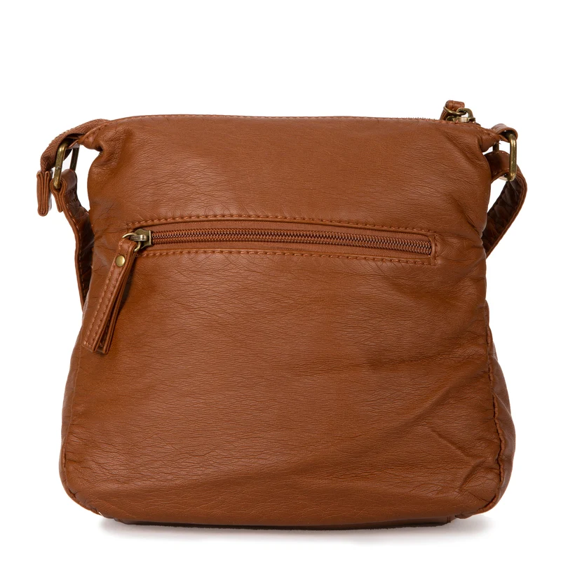 Multi Zip Front flap Crossbody
