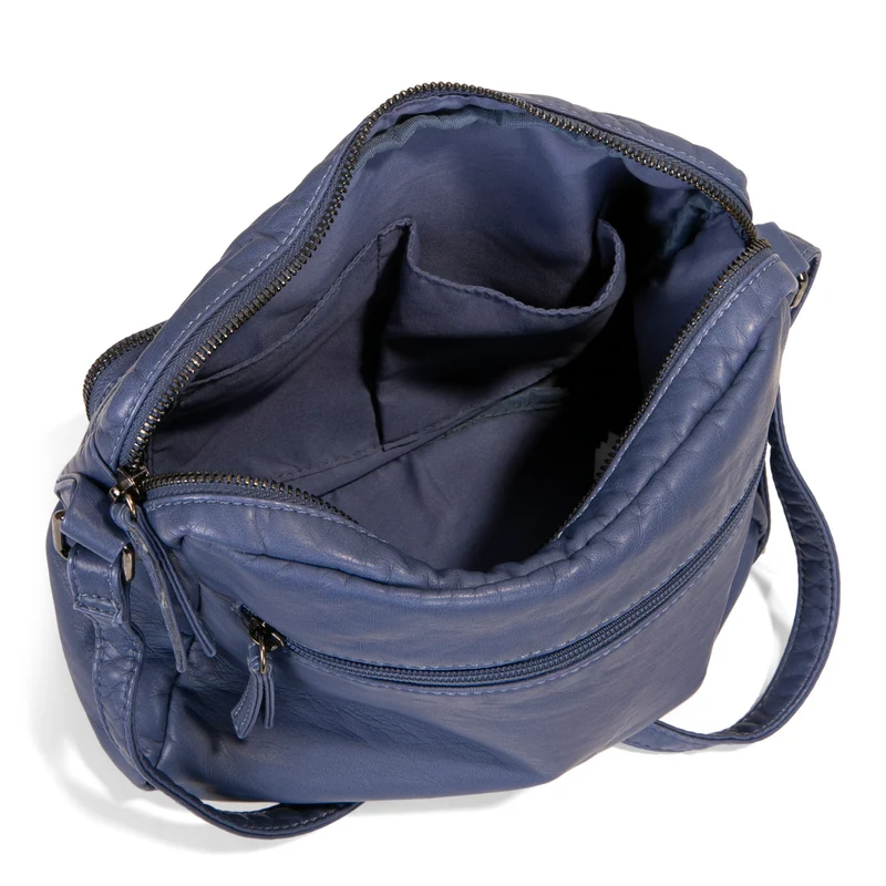 Quilted Crossbody with Front Pouch