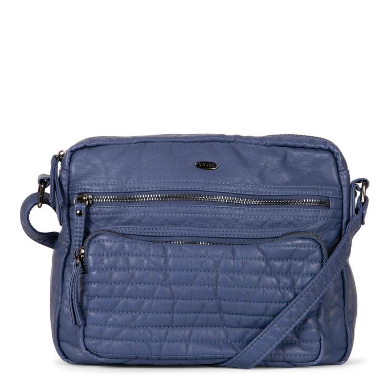 Quilted Crossbody with Front Pouch