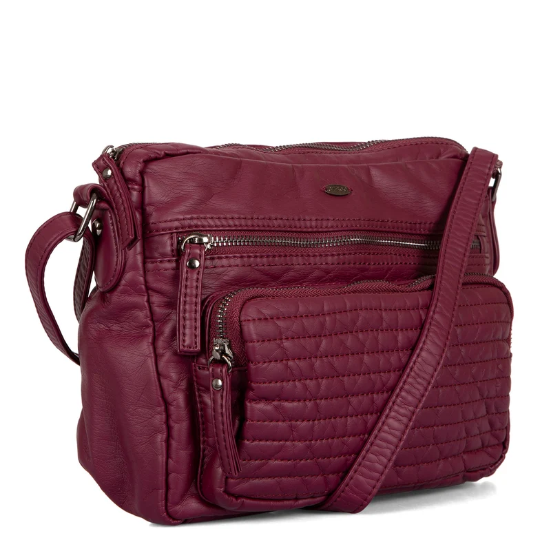 Quilted Crossbody with Front Pouch