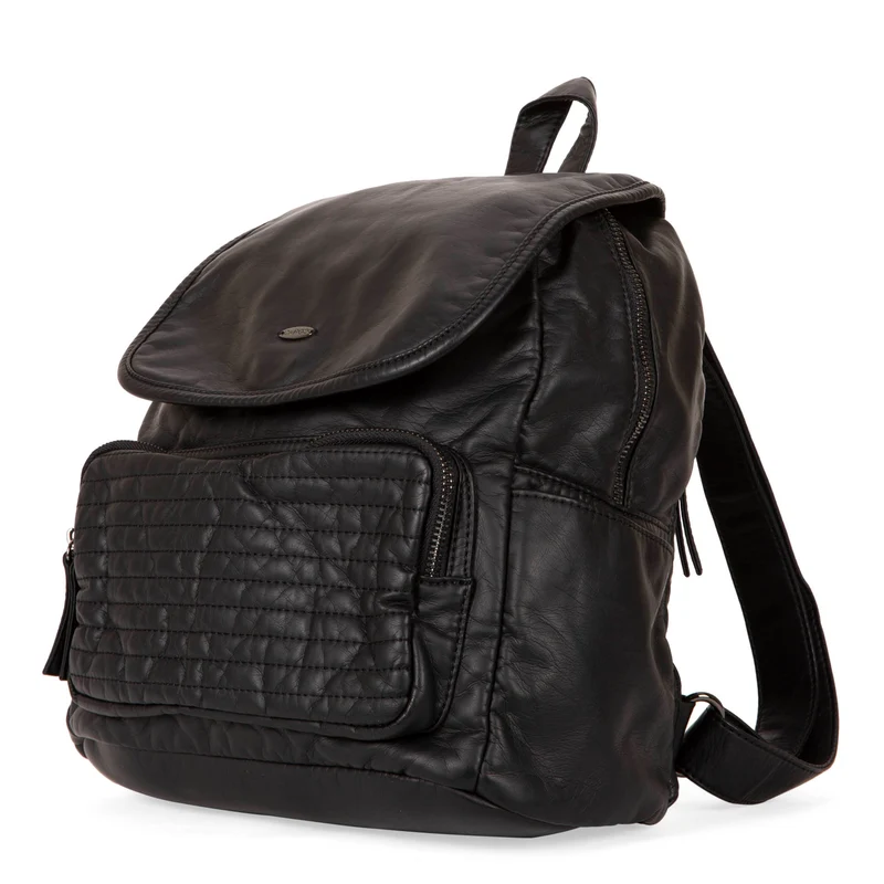Quilted Front Flap Backpack