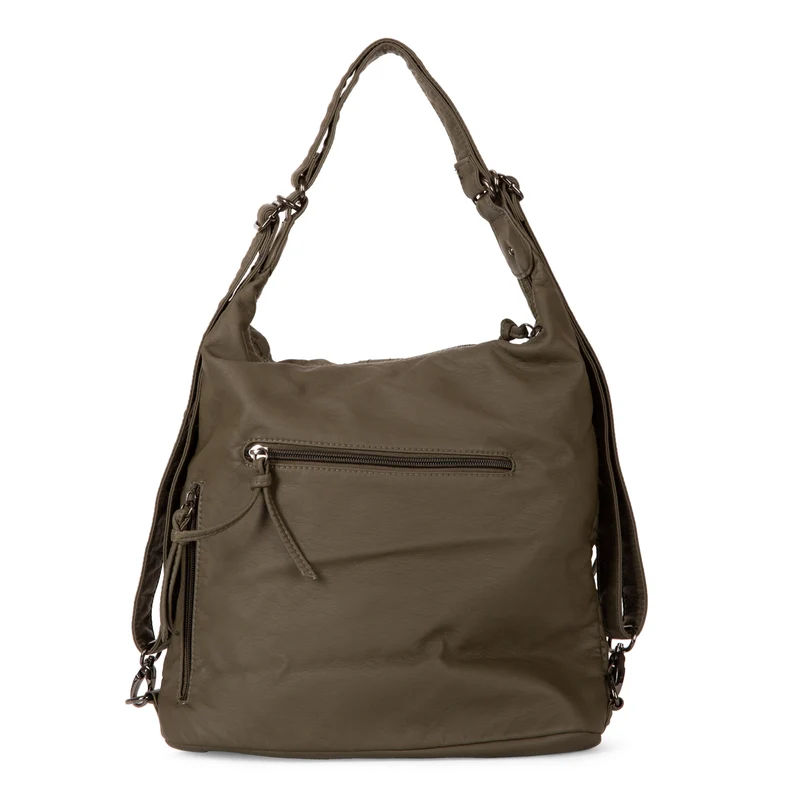 Quilted Convertible Hobo Bag