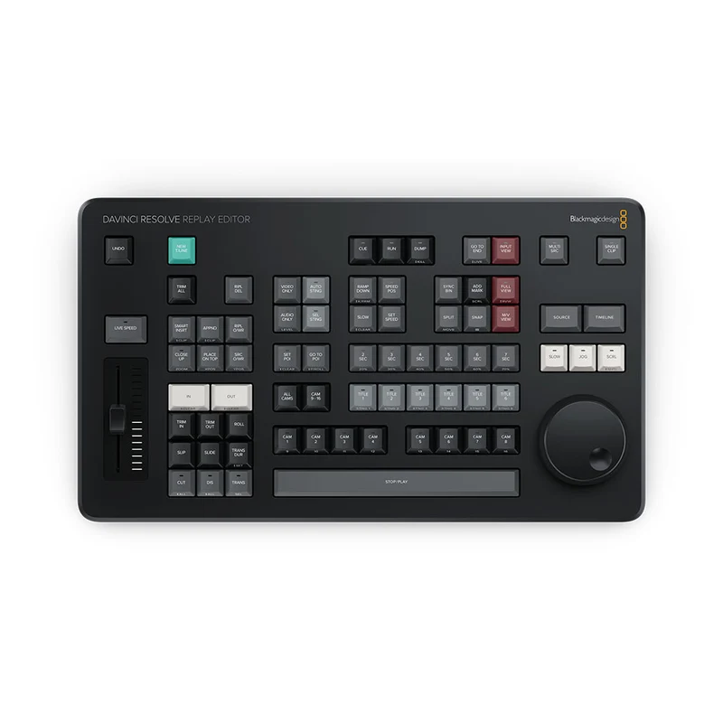 Panneau de montage DaVinci Resolve Replay Editor