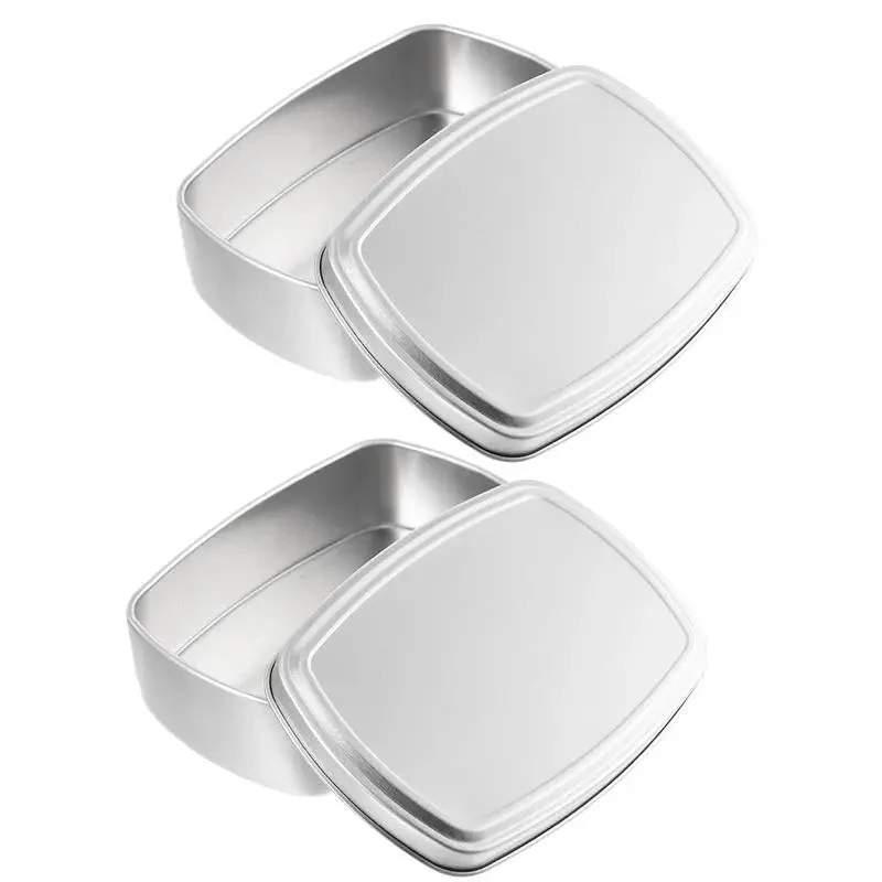 Boîtes à Savon Voyage Aluminium | Lot Compact Anti-Fuite