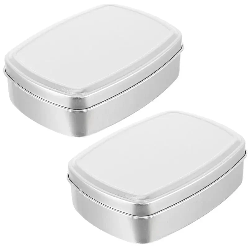 Boîtes à Savon Voyage Aluminium | Lot Compact Anti-Fuite