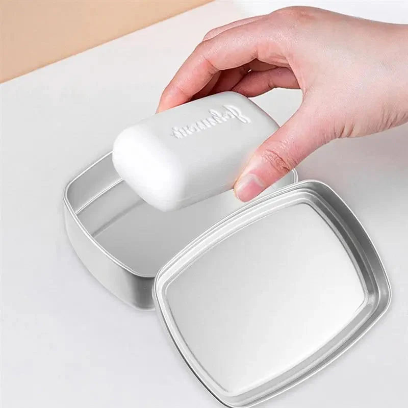Boîtes à Savon Voyage Aluminium | Lot Compact Anti-Fuite