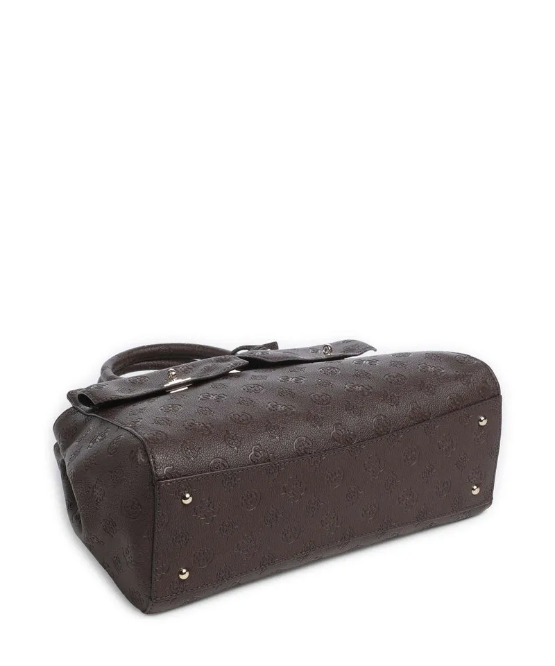 Guess Blake Large Sac à main brown logo