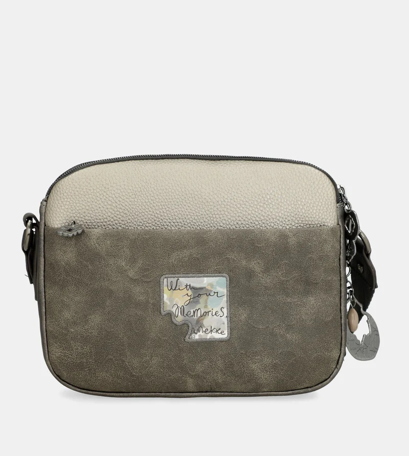 Sac bandoulière à rabat ovale Real