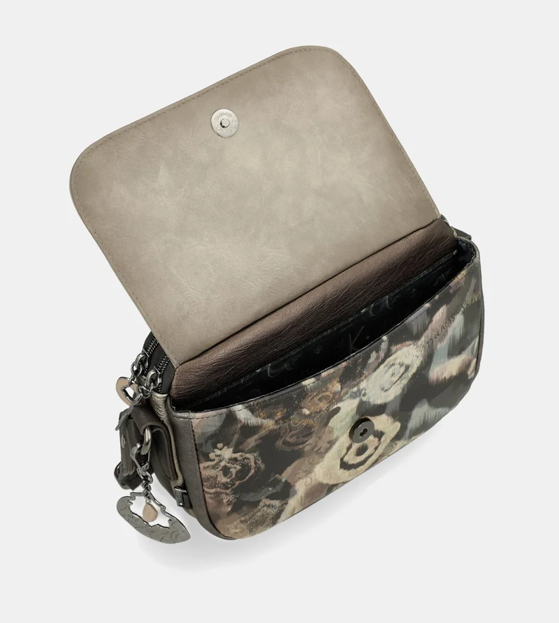 Sac bandoulière à rabat ovale Real