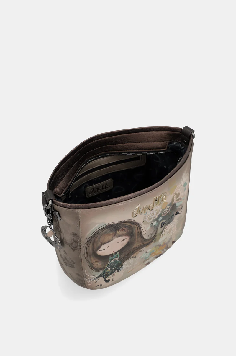 Sac bandoulière ovale moyen Real