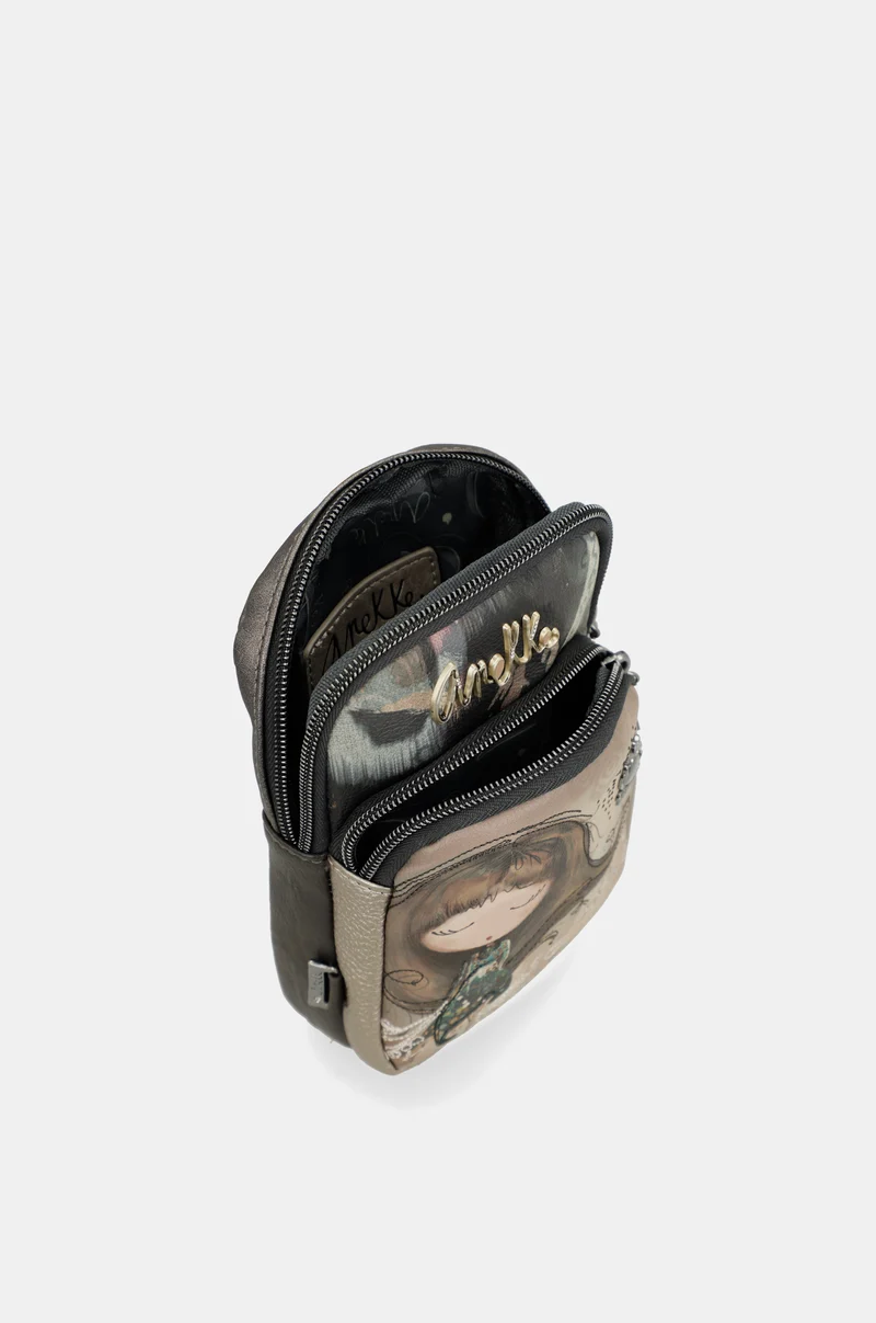 Sac bandoulière mini avec poche Real