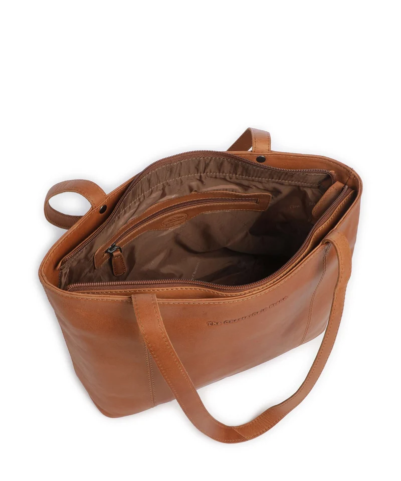 The Chesterfield Brand Wax Pull Up Cow Anira Cabas cognac