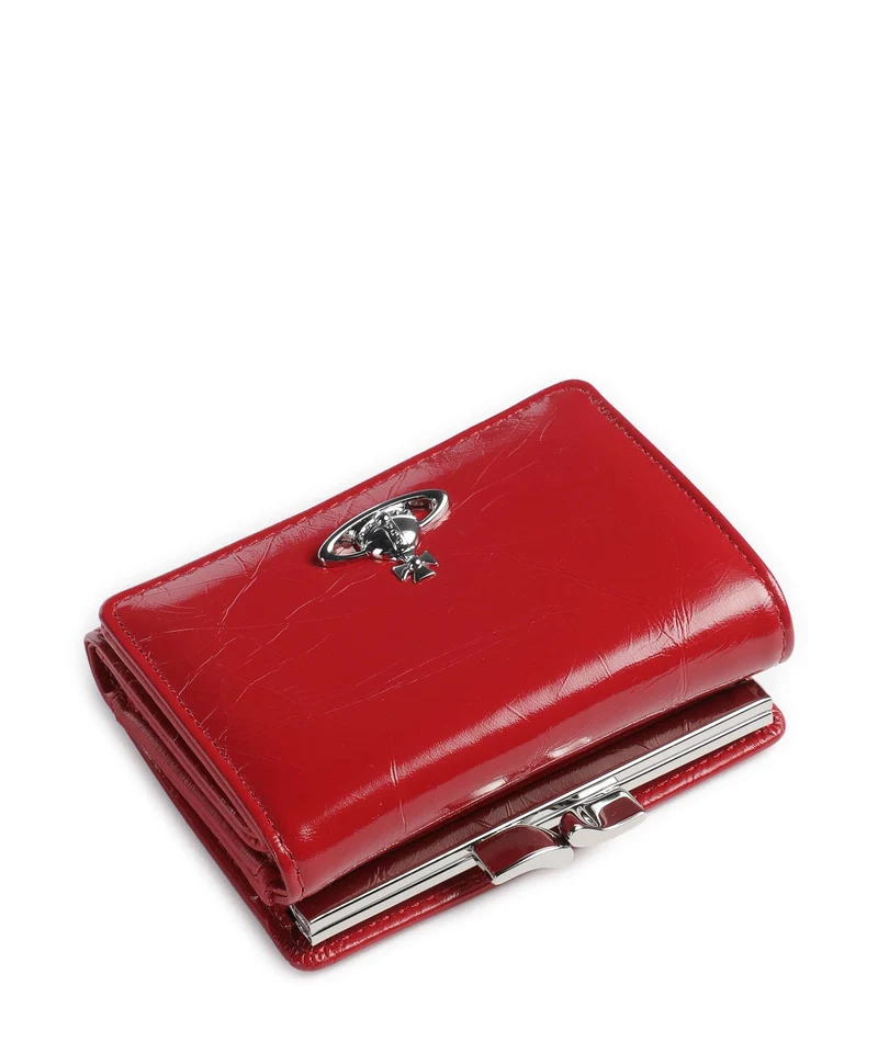 Vivienne Westwood Frame Naplak Small Portefeuille red