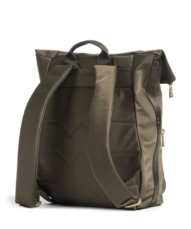 Bogner Klosters Neve Eike Sac à dos roll-top dark olive