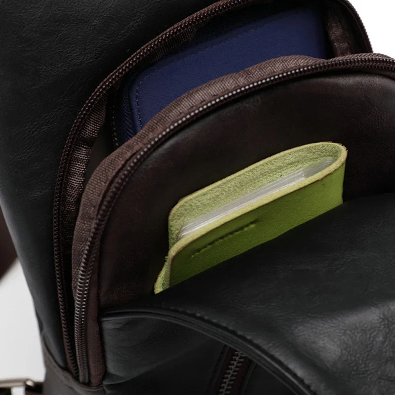 Sac à dos cuir homme "MESSENGER BAG"