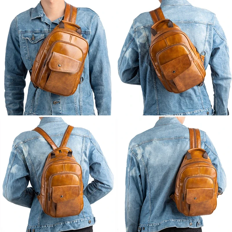 Sac à dos cuir Homme "MOTAORA"
