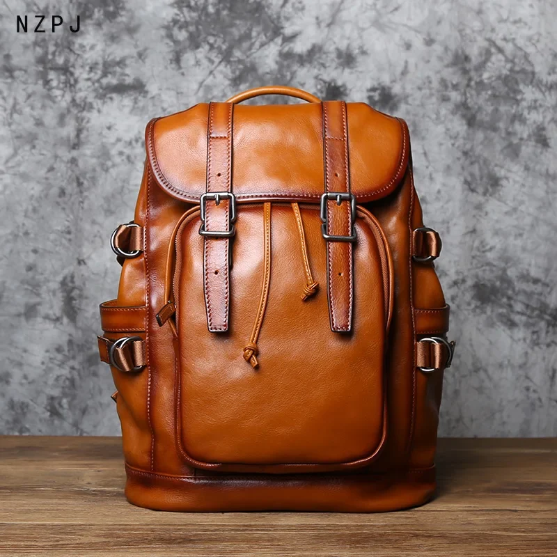Sac à dos cuir Homme "NZP RETRO"