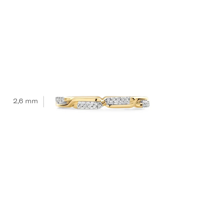 Blush Bague en or 14 carats 1256BZI/56