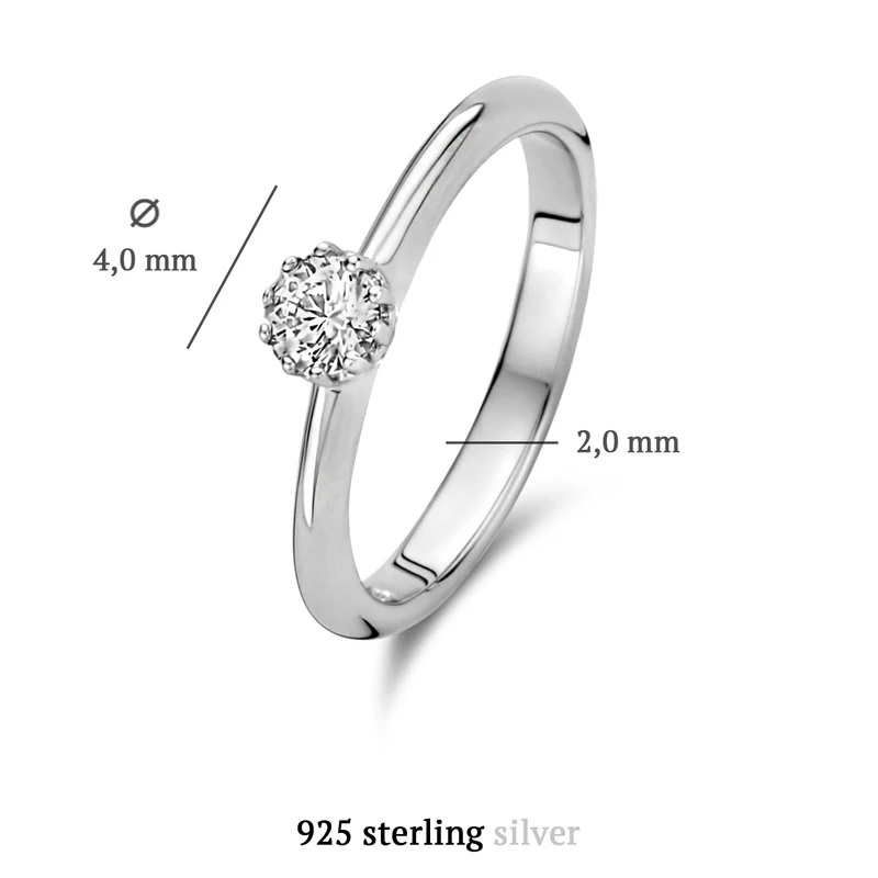 Parte Di Me Cento Luci Femmes Bague Argent PDM33013-60