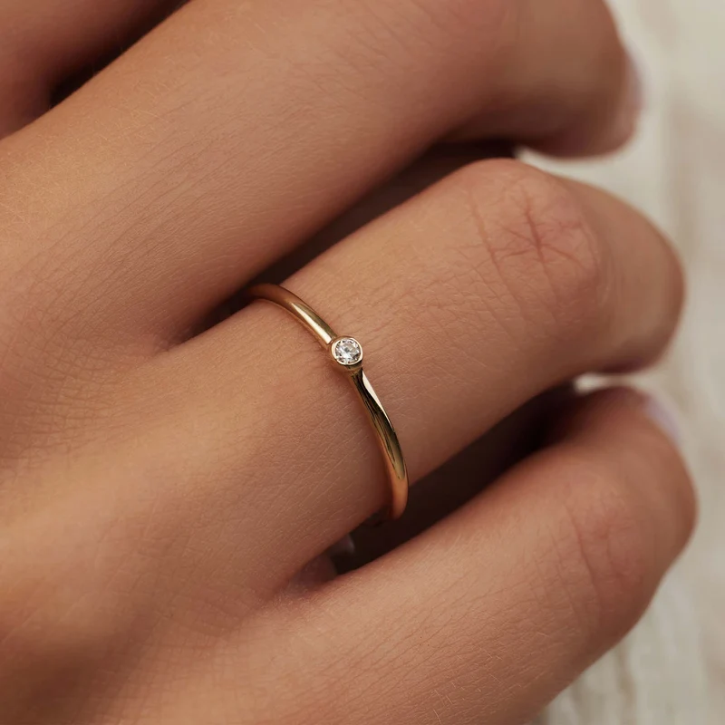 Isabel Bernard Rivoli Bague Or 14 carats IB330076-52