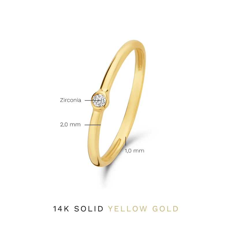 Isabel Bernard Rivoli Bague Or 14 carats IB330076-52