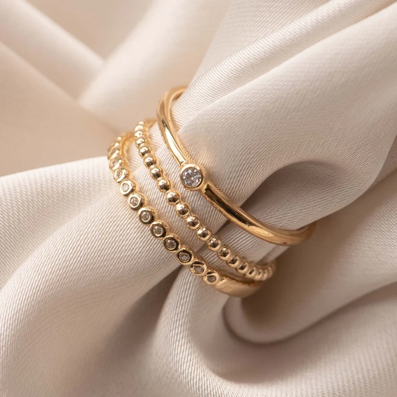 Isabel Bernard Rivoli Bague Or 14 carats IB330070-52