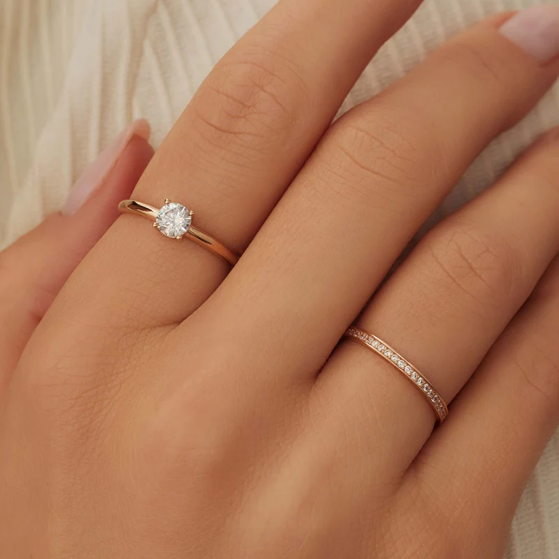 Isabel Bernard La Concorde Bague Or rose 14 carats IB330074-50