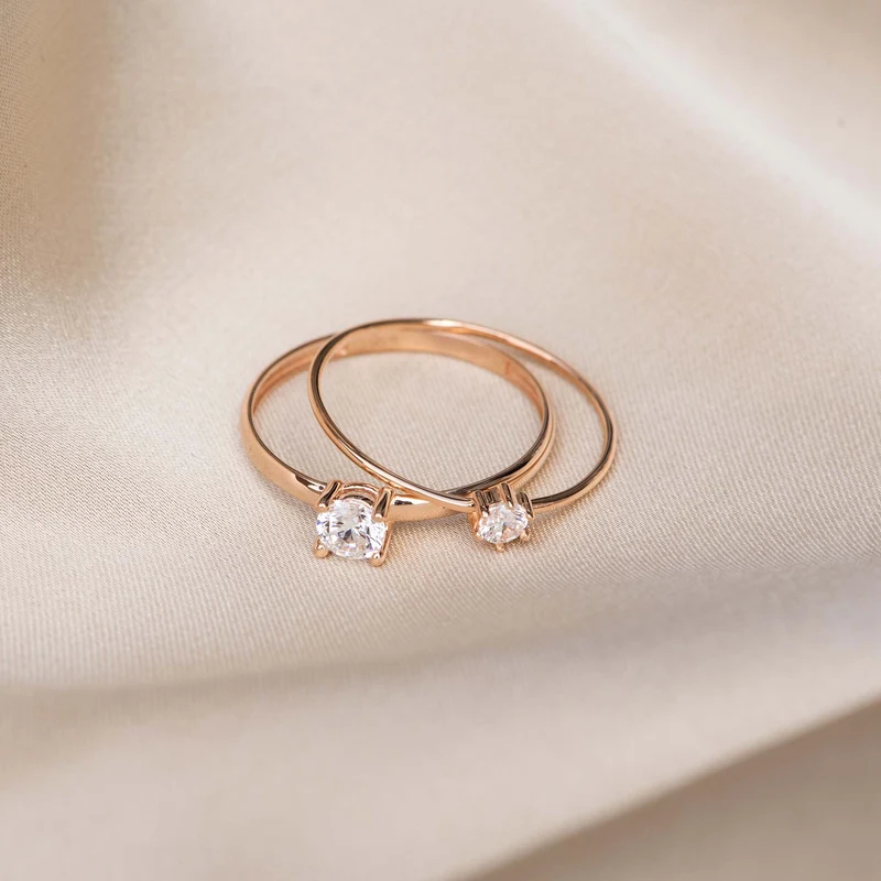 Isabel Bernard La Concorde Bague Or rose 14 carats IB330074-50