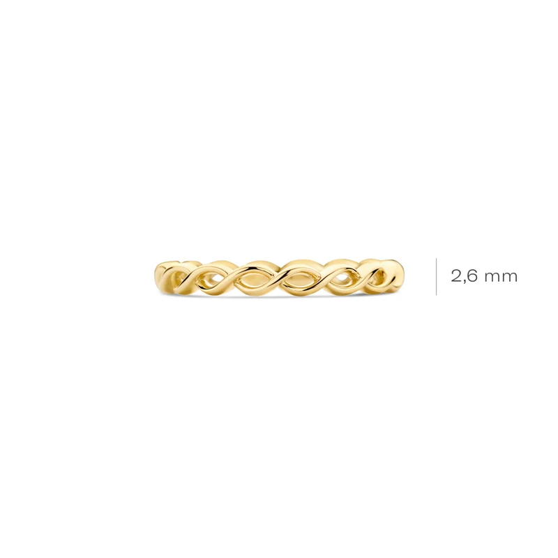 Blush Bague Or 14 carats 1245YGO/58