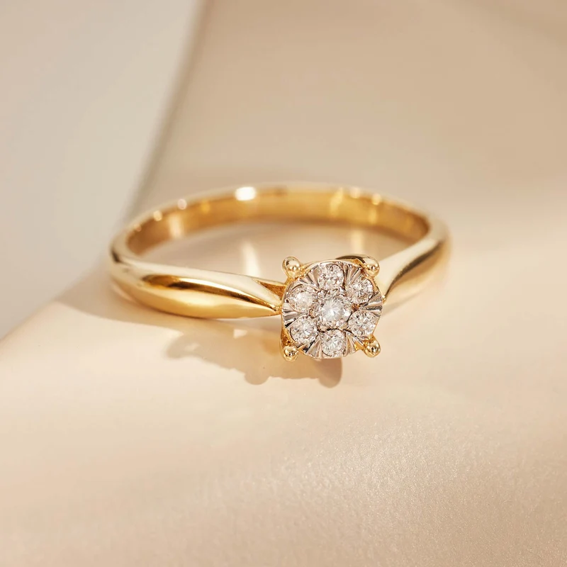 Isabel Bernard De la Paix Bague Or 14 carats IBD330008-60