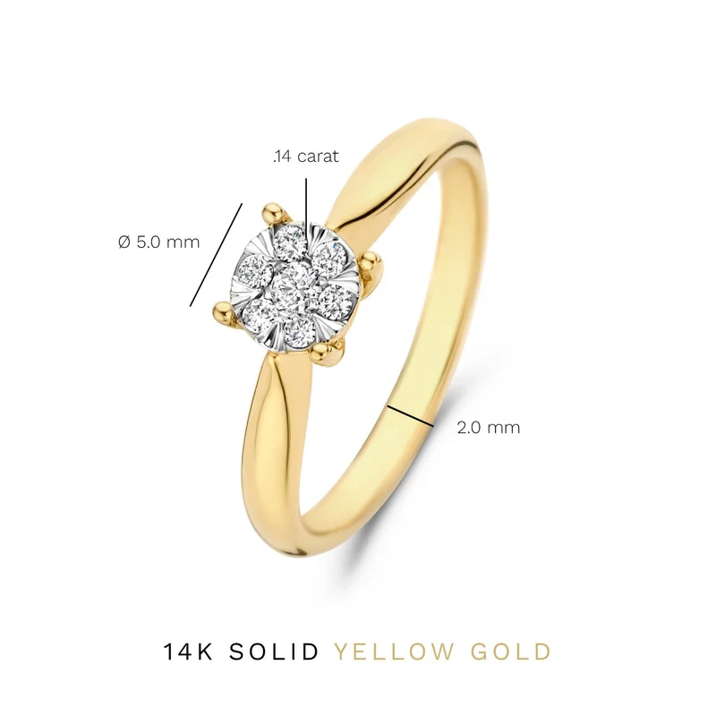 Isabel Bernard De la Paix Bague Or 14 carats IBD330008-60
